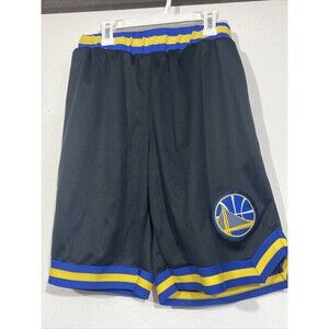 UNK NBA Golden State Warriors Supreme Mesh Shorts Black Size Large